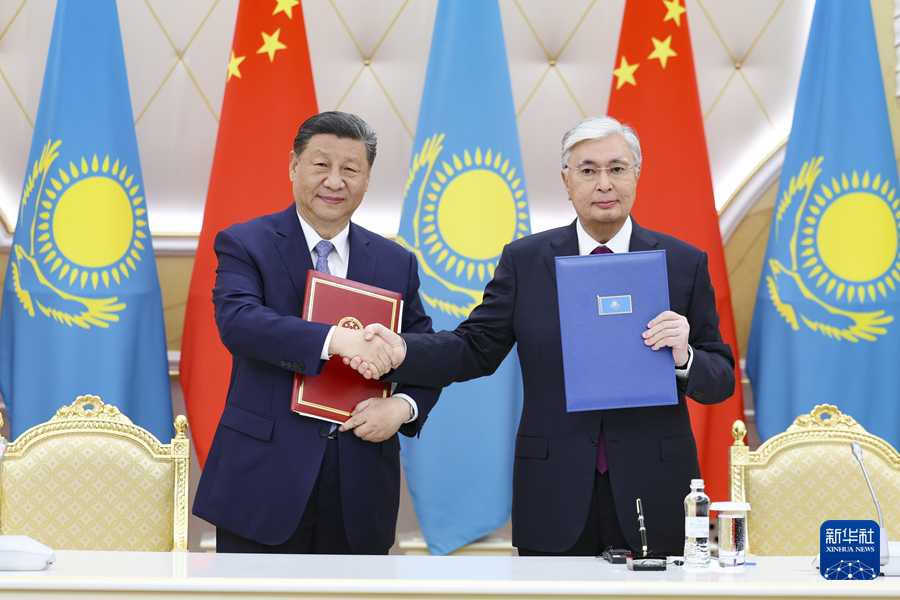 习近平同哈萨克斯坦总统托卡耶夫举行会谈-图7