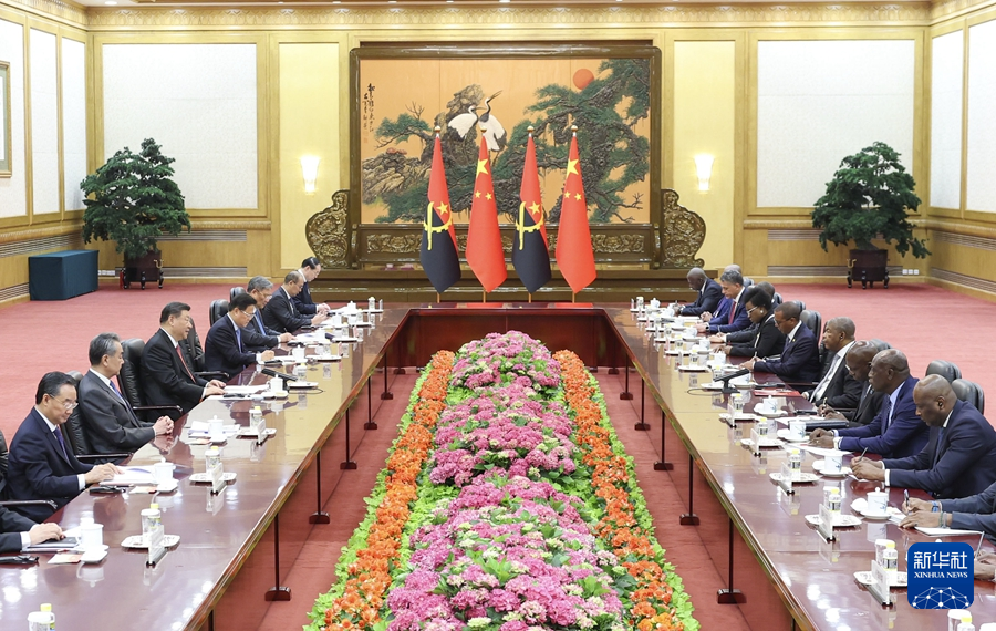 习近平同安哥拉总统洛伦索会谈-图3