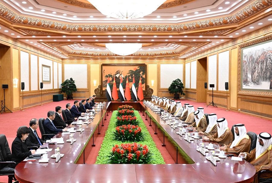 习近平同阿联酋总统穆罕默德会谈-图3