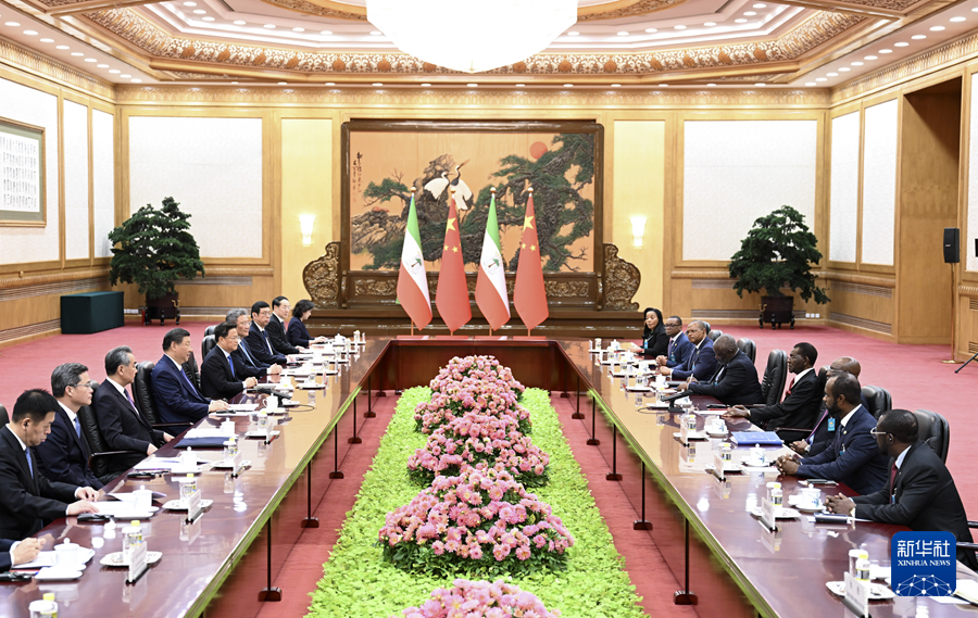 习近平同赤道几内亚总统奥比昂会谈-图3