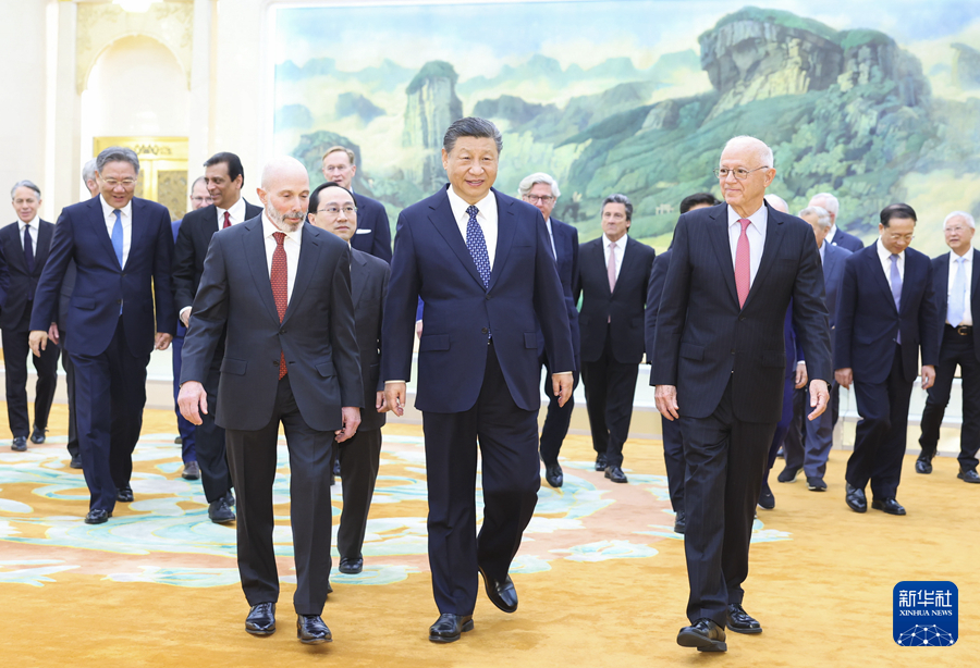 习近平会见美国工商界和战略学术界代表-图4