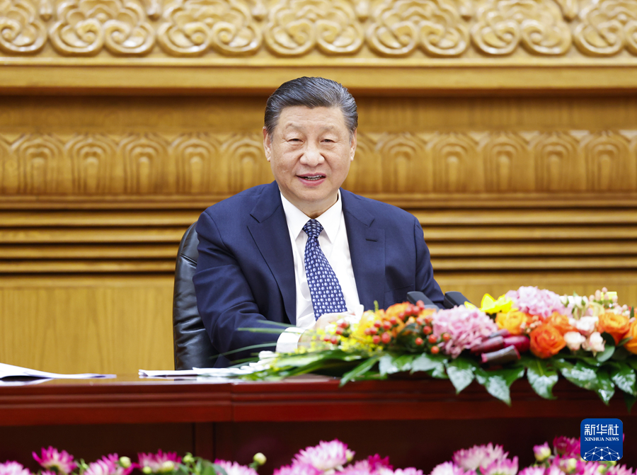 习近平会见美国工商界和战略学术界代表-图1