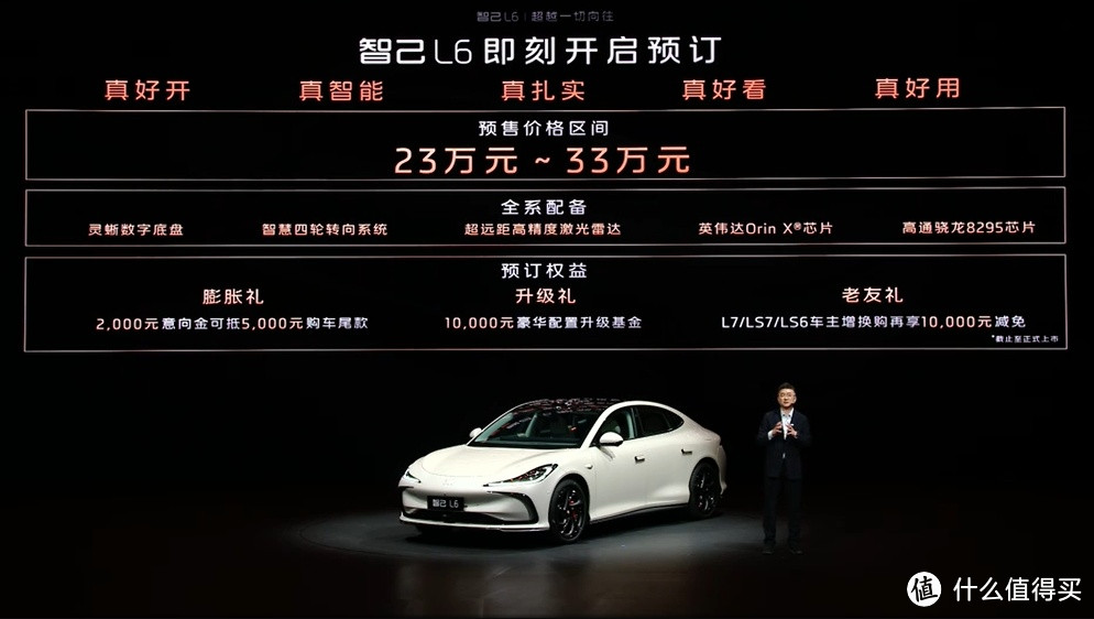 23-33万元区间预售价,智己 L6 超级智能轿车正式发布-图1 23-33万元区间预售价,智己 L6 超级智能轿车正式发布-图1