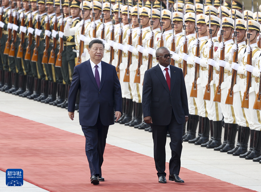 习近平同几内亚比绍总统恩巴洛会谈-图4