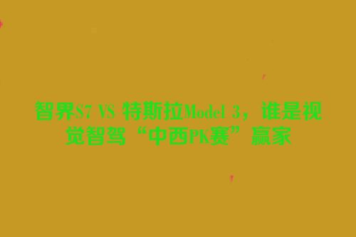 智界S7 VS 特斯拉Model 3，谁是视觉智驾“中西PK赛”赢家