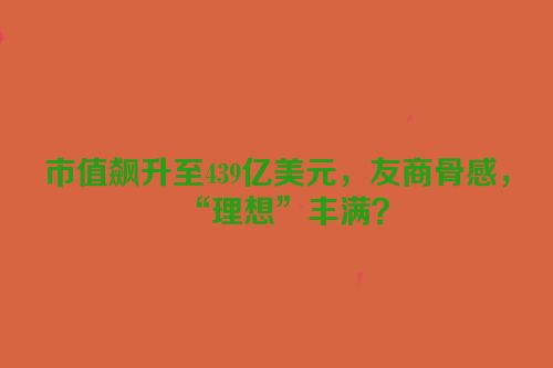 市值飙升至439亿美元，友商骨感，“理想”丰满？