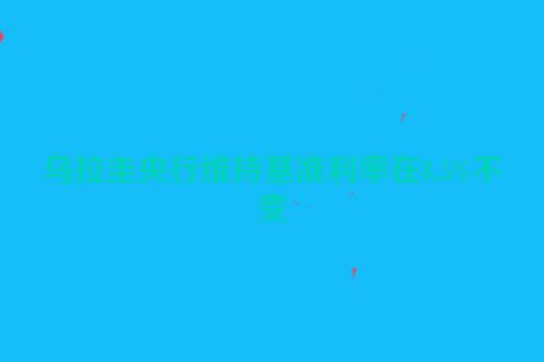 乌拉圭央行维持基准利率在8.5%不变
