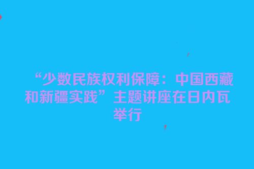 “少数民族权利保障：中国西藏和新疆实践”主题讲座在日内瓦举行