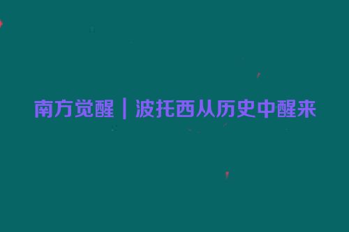南方觉醒｜波托西从历史中醒来